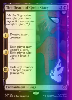 MTG The Death of Gwen Stacy (54/314) Marvel's Spider-Man LP FOIL - Image 1