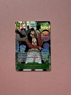 2026 One Piece TCG Dracule Mihawk (Manga) - The Azure Sea’s Seven (OP14) English - Image 1