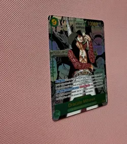 2026 One Piece TCG Dracule Mihawk (Manga) - The Azure Sea’s Seven (OP14) English - Image 3