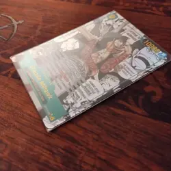One Piece Card Game TCG Dracule Mihawk (Manga) - The Azure Sea's Seven (OP14) NM - Image 3