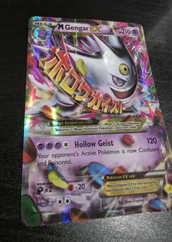 Mega Gengar EX Holo Black Star Promo Card XY166 XY - Image 4