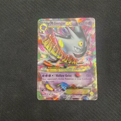 (Damaged) Mega Gengar EX Holo Black Star Promo Card XY166 XY - Image 1