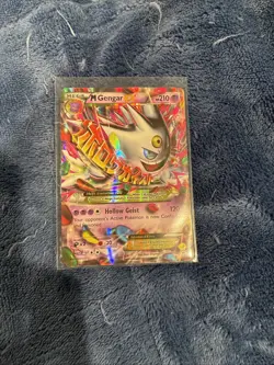 Mega Gengar EX Holo Black Star Promo Card XY166 XY Mint Condition - Image 1