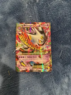 Mega Gengar EX Holo Black Star Promo Card XY166 XY Mint Condition - Image 3