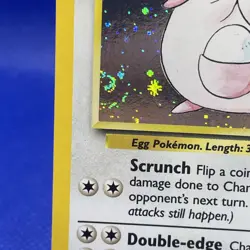 Pokemon TCG Chansey Base Set Holo Unlimited Rare Card 3/102 LP Condition SWIRL - Image 3