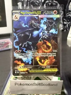 Pokemon TCG Mega Charizard X EX SIR 125/094 PHANTASMAL FLAMES ENGLISH NM/MINT!! - Image 1