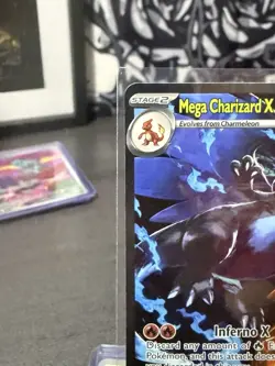 Pokemon TCG Mega Charizard X EX SIR 125/094 PHANTASMAL FLAMES ENGLISH NM/MINT!! - Image 2