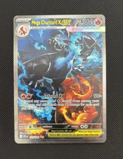 Mega Charizard X EX SIR 125/094 (English) Phantasmal Flames Pokemon TCG NM - Image 1