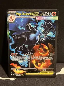 Mega Charizard X EX SIR 125/094 (English) Phantasmal Flames Pokemon TCG NM - Image 3