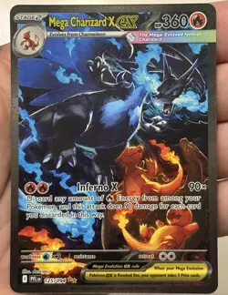Mega Charizard X EX SIR 125/094 (English) Phantasmal Flames Pokemon TCG NM - Image 1