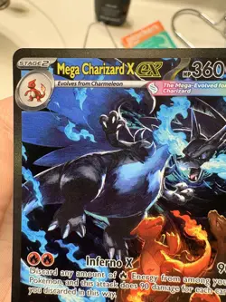 Mega Charizard X EX SIR 125/094 (English) Phantasmal Flames Pokemon TCG NM - Image 2