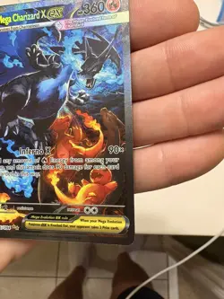 Mega Charizard X EX SIR 125/094 (English) Phantasmal Flames Pokemon TCG NM - Image 3