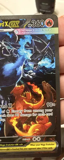 Mega Charizard X EX SIR 125/094 (English) Phantasmal Flames Pokemon TCG NM - Image 4