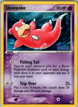 Slowpoke 72/115 Reverse Holo Common Unseen Forces LP - Image 1