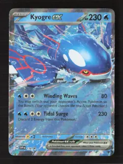 Kyogre ex - Promo Holo SV: Scarlet & Violet Promo Cards 178 NM Pokemon TCG - Image 1