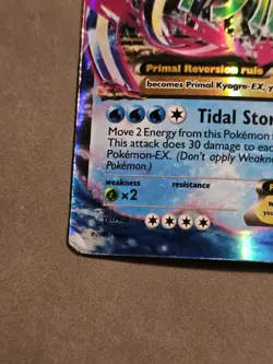 Primal Kyogre EX (Alpha) 55/160 XY - Primal Clash Holo - Image 2