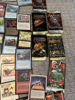 MEGA MTG Vintage Lot 1100+ Cards Dark Ice Age 4th Revised Rares EMPTY PACKS - Image 5