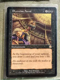 Phyrexian Arena Enchantment ill Pete Venters MAGIC MTG CARD - Image 1