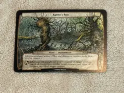 Raven's Run Planechase 2009 Common MAGIC THE GATHERING CARD Plane Shadowmoor - Image 1