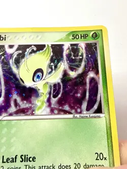 Celebi 029 Pokemon 2005 Black Star Promo Card Rare Holo *SWIRL* Vintage EX/LP - Image 3