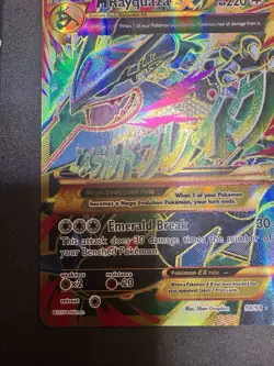 Pokemon Mega Rayquaza EX Holo Full Art Ultra Rare Card Ancient Origins 98/98 LP - Image 5