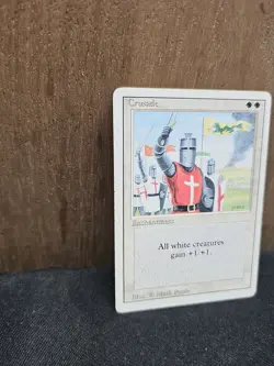 Vintage 1994 MTG Crusade Revised Edition Card MP/HP - Image 2