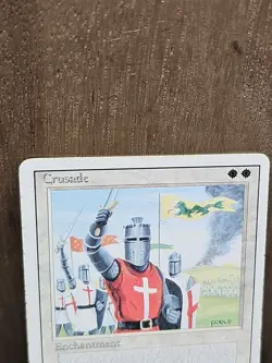 Vintage 1994 MTG Crusade Revised Edition Card MP/HP - Image 4