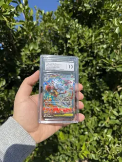 2025 Pokemon Japanese Mega Brave SAR Mega Lucario ex CGC 10 GEM MINT - Image 1