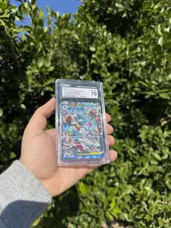 2025 Pokemon Japanese Mega Brave SAR Mega Lucario ex CGC 10 GEM MINT - Image 5
