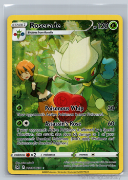 Roserade TG02/TG30 SWSH11: Lost Origin Trainer Gallery - Pokemon Card - NM - Image 1