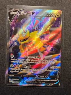 Pokemon TCG Giratina V (Full Art) 185/196 Lost Origin Holo - Image 1