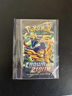 Pokemon TCG Crown Zenith Booster Pack x1 Sword & Shield New/Sealed - Image 1
