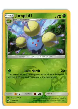 JUMPLUFF 14/214 LOST THUNDER REVERSE HOLO POKEMON TCG NM - Image 1