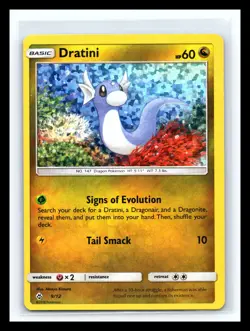 💥 Dratini 9/12 McDonald's Collection 2018 Confetti Holo Promo 2018 Pokemon TCG - Image 1