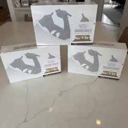 Lot Of 3 - Pokemon TCG Sword and Shield Ultra Premium Charizard Box Sealed 820650871115 - Image 1