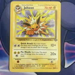 1999 Pokemon TCG Jolteon Jungle 20/64 Regular non holo Rare - NM - Image 1