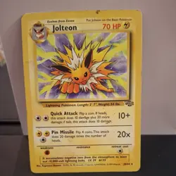 1999 Pokemon TCG Jolteon Jungle 20/64 Regular non holo Rare ships fast - Image 1