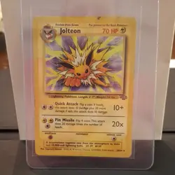 1999 Pokemon TCG Jolteon Jungle 20/64 Regular non holo Rare ships fast - Image 5