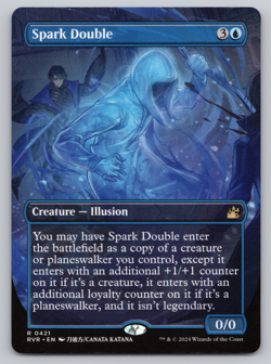 Spark Double Anime Borderless - Ravnica Remastered MTG - Image 1