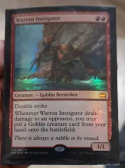Warren Instigator Duel Decks: Merfolk vs. Goblins Foil - Image 1