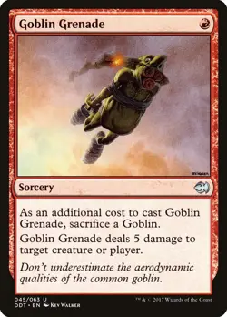 Goblin Grenade [Duel Decks: Merfolk vs. Goblins] Magic MTG - Image 1