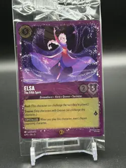 Disney Lorcana ~ Elsa - The Fifth Spirit 6/P3 (Glitter Foil SEALED Promo - Image 1