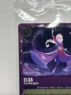 Elsa - The Fifth Spirit 6/P3 [Glitter Foil] SEALED Promo Disney Lorcana NM/M - Image 2