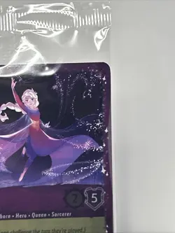 Elsa - The Fifth Spirit 6/P3 [Glitter Foil] SEALED Promo Disney Lorcana NM/M - Image 3