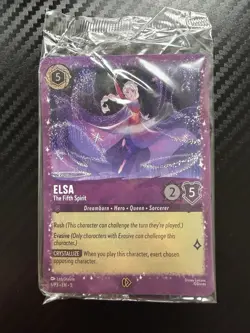 Elsa - The Fifth Spirit 6/P3 [Glitter Foil] SEALED Promo Disney Lorcana NM/M - Image 1