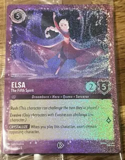 Elsa Promo - The Fifth Spirit 6/P3 [Glitter Foil] SEALED Disney Lorcana - Image 1