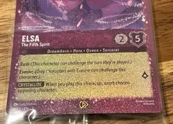 Elsa Promo - The Fifth Spirit 6/P3 [Glitter Foil] SEALED Disney Lorcana - Image 2