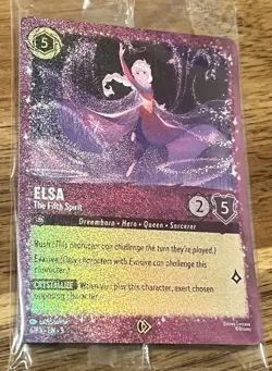 Elsa Promo - The Fifth Spirit 6/P3 [Glitter Foil] SEALED Disney Lorcana - Image 4