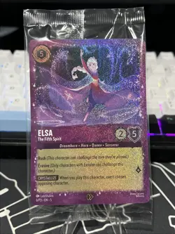 SEALED - Elsa - The Fifth Spirit 6/P3 [Glitter Foil] Promo Disney Lorcana NM - Image 1