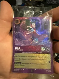 Elsa - The Fifth Spirit 6/P3 [Glitter Foil] SEALED Promo Disney Lorcana NM/M - Image 1